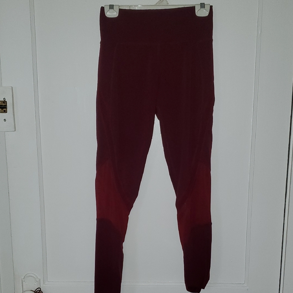 Burgundy Yoga Pants